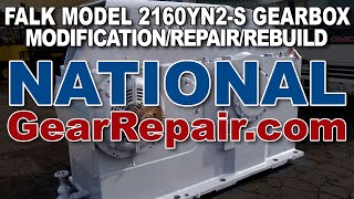 Falk Model 2160YN2S Gearbox Modification Repair Rebuild [upl. by Greenebaum]