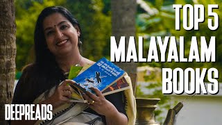 MY TOP 5 MALAYALAM BOOKS  DEEPREADS TOP5 [upl. by Helprin]