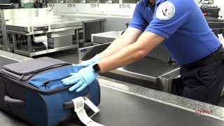 Baggage Handling  Checked Baggage Inspection System CBIS Oakland International Airport [upl. by Sirrad]