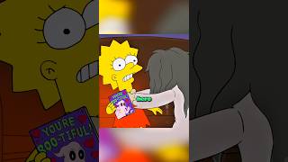 Lisa Call a Real Ghost😱 simpsons shorts [upl. by Tricia]