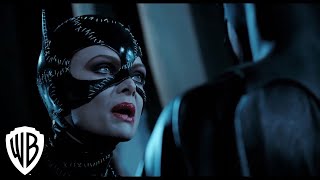 Batman Returns  Catwoman Fights Batman Scene  Warner Bros Entertainment [upl. by Rairb]