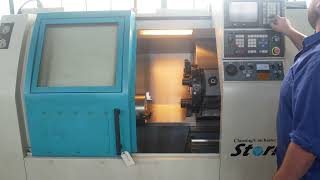 Clausing Colchester 20″ 2Axis 60° SlantBed CNC Lathe Storm 200 [upl. by Korns255]