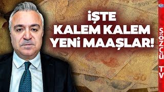 Asgari Ücret Emekli Memur Özgür Erdursun Yeni Zamlı Maaşları Kalem Kalem Hesapladı [upl. by Oiramel970]