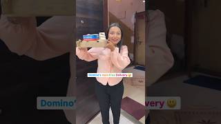 Free Delivery mein Domino’s mangaya 😵 Shorts pizza viral [upl. by Diskin]