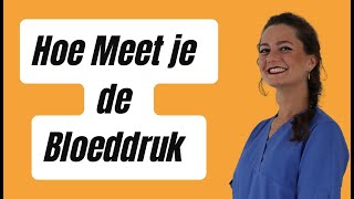 Hoe meet je de bloeddruk  automatische bloeddrukmeter [upl. by Ahsiela]