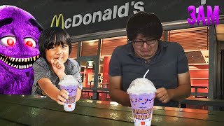 Ryans World amp Kaji Dad Try the Grimace Shake Challenge in Real Life [upl. by Sweyn]