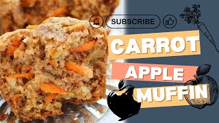 Apple amp carrot “Superhero” Muffin Recipe  All Nutrition With My Kitchen Vlog [upl. by Ahsym]