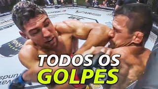 TODOS OS GOLPES  VICENTE LUQUE vs RAFAEL DOS ANJOS no UFC [upl. by Nirad]