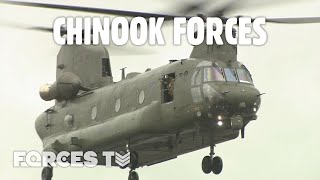 What Does RAF Odihams Chinook Forces Do  Forces TV [upl. by Anertak231]