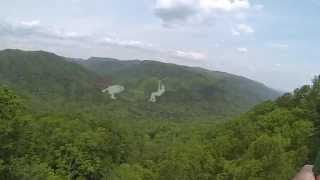 The Gorge Zipline  Our Canopy Tour In 30 Seconds [upl. by Noyad]