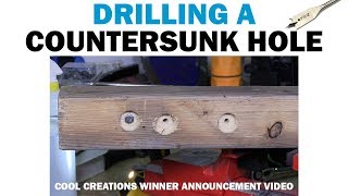 How To Drill a Countersunk Pilot Hole With Spade Bits  Fasteners 101 [upl. by Nerland]