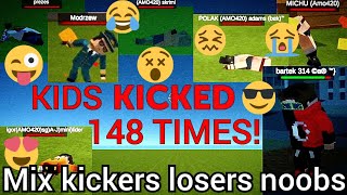 Special for 100 subscribers  Mix kickers losers noobs  Simple Sandbox 2 [upl. by Fasto]