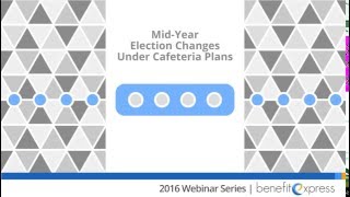 MidYear Election Changes Under Cafeteria Plans  Archived Webinar [upl. by Nivri737]