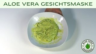 Gesichtsmaske selber machen mit Aloe Vera – Die Erfrischende [upl. by Reinal]