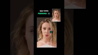 Persona  Best photovideo editor organicbeauty selfie photoshop model [upl. by Ahtis472]