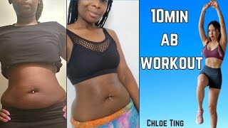 I Did Chloe Ting Standing Abs Workout For 7 Days I Amazing Results [upl. by Nniuqal678]