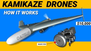 Kamikaze drone Iran Shahed 136  How it Works [upl. by Missak]