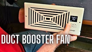 Duct Booster Fan  TURBRO Register Booster Fan [upl. by Rehsa717]