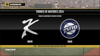 KIUYO VS TAIYO  FINAL  TORNEO DE MAYORES 2024 [upl. by Yehudit310]