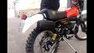 Montesa Enduro H6 250 restaurada sonido [upl. by Asum]