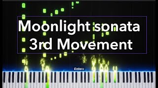 Ludwig van Beethoven Moonlight Sonata 3rd Movement [upl. by Ariuqahs]