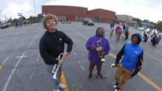 Eastern high school marching band 2023 show trumpet headcam [upl. by Asilahs711]