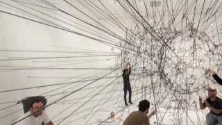 Miami Art Museum Installation of LargeScale Work by Tomás Saraceno [upl. by Ocinom]