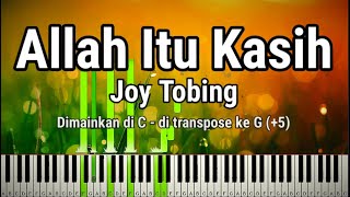 Allah Itu Kasih Piano Synthesia Instrumental Tutorial [upl. by Cogan]