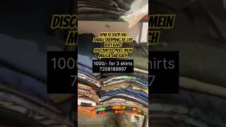 Half sleeve Shirts  1000 for 3 pieces kurla brandedclothes brandedclothing mensfashion [upl. by Roxine]