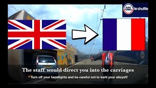 EUROTUNNEL UK TO FRANCE BY CAR  FOLKESTONE TO CALAIS STEP BY STEP [upl. by Leitao]