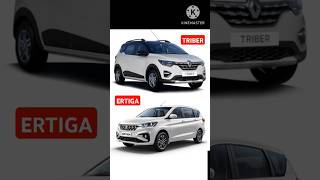 TRIBER VS ERTIGA triber ertiga carcompare [upl. by Ainesy]