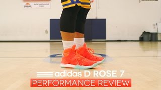 adidas D Rose 7 Primeknit  Performance Review [upl. by Armat]