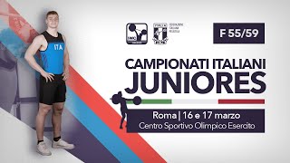 FINALI NAZIONALI CAMPIONATI ITALIANI JUNIORES 2024  5559 F [upl. by Mackenzie70]