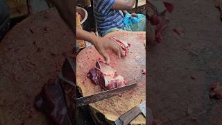 Real ox yummy beef butter smooth cutting skill by expert butcher in bd [upl. by Serge340]