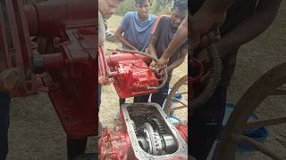 MAHINDRA TRACTOR GEAR OIL CHANGE Mahindra tractor gear oil change youtubeshorts mahindrabikes [upl. by Xonel667]