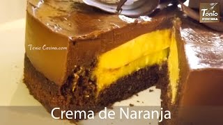 Crema de naranja para rellenar tartas y pasteles 202 [upl. by Saunderson]