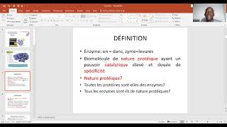 biochimie  Enzymes cours 1 [upl. by Obellia]