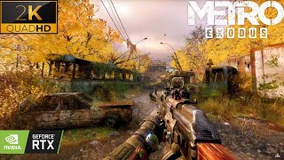 Metro Exodus with Ultra Raytracing Looks Insane at 1440p  Nvidia RTX 3060 ti [upl. by Cinamod250]