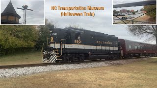 NC Transportation Museum Halloween Train 102724 [upl. by Netsrik]