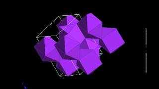 Crystallography Unit cell of cementite Fe3C [upl. by Eclud]