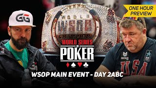 WSOP Main Event Day 2ABC with Daniel Negreanu amp Chris Moneymaker PREVIEW [upl. by Refynnej]