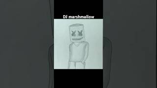 DJ Marshmallow sketch step by step shortsfeed shorts animedrawing viralshort [upl. by Ku]