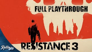 Resistance 3 PS3 Full Playthrough No Commentary [upl. by Artkele]