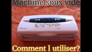 Machine sous vide Seal a Meal [upl. by Milena613]