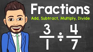 Fractions Review  Adding Subtracting Multiplying and Dividing Fractions  Math with Mr J [upl. by Aicelf]