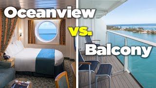 Oceanview vs Balcony cabin on a cruise ship [upl. by Josey]