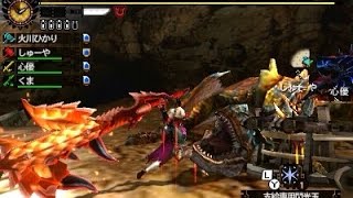 【MH4G実況】 友達とモンハン4G vs阿鼻叫喚のカルテット Part85 [upl. by Gamin]