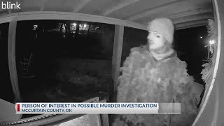 Man wanted in connection to dead body in Arkansas spotted on doorbell camera [upl. by Debee]