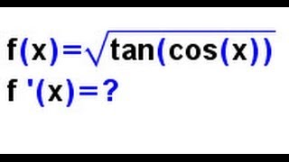 Ableitungsregeln  Video 11 Wurzel tan log [upl. by Eiddal]