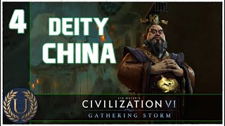 CIVILIZATION 6  TIME FOR DISTRICTS  GAMEPLAY DEITY 4 [upl. by Oeramed]